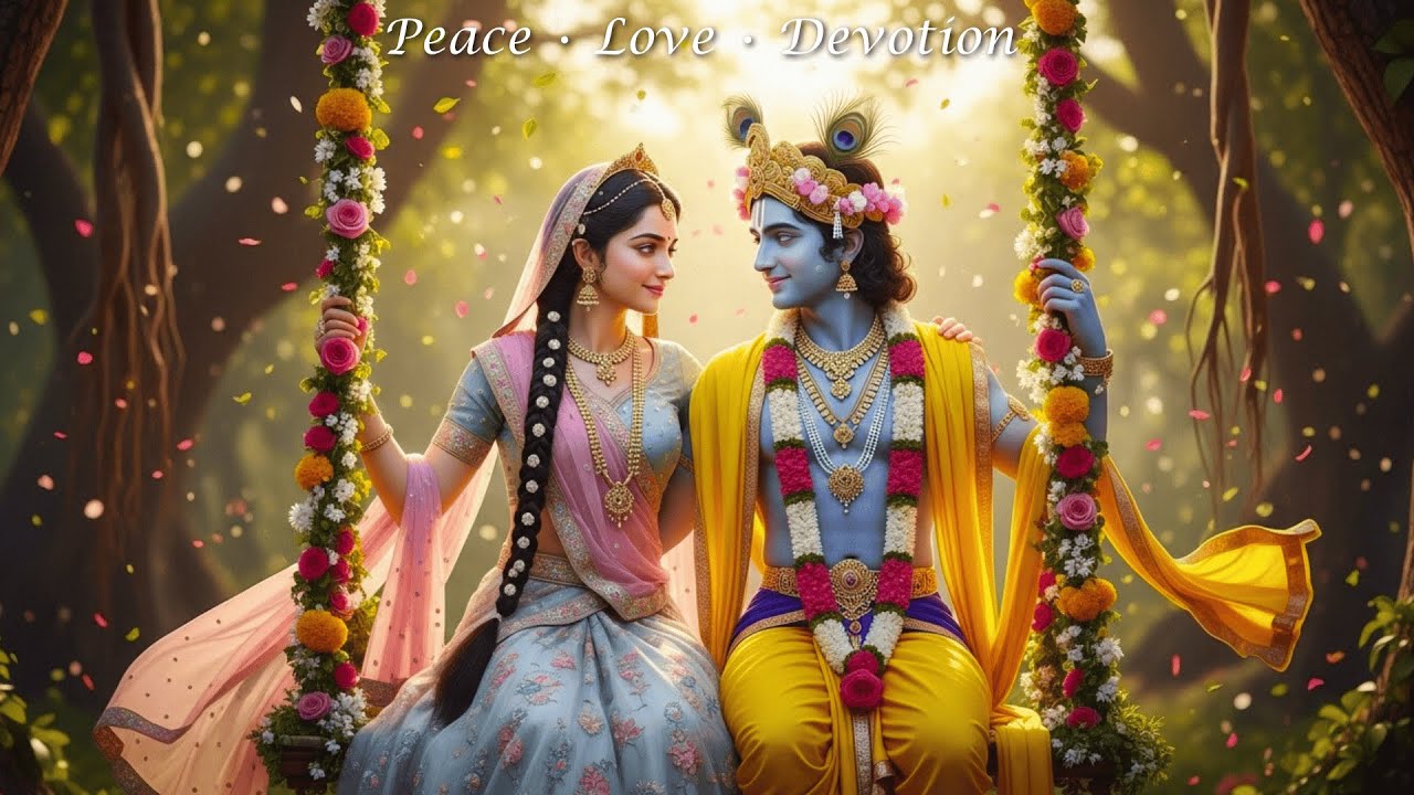 Radhe Krishna Mantra Jaap | Daily Chant for Peace, Love, Devotion | राधे कृष्ण नामजप Meditation