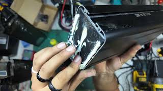 SUN 36V 10AH Battery failure - triple leaky cells! Poor quality avoid!