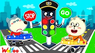 Green Light Go! Red Light Stop! Wolfoo and Bearee Learn Traffic Safety | Wolfoo Family Kids Cartoon