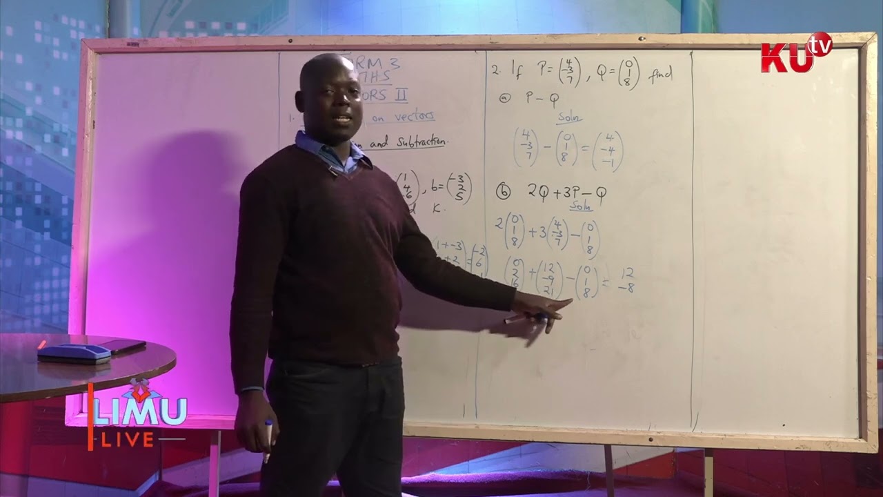 Form 3 Mathematics || Vectors 2 || Elimu