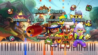 Brawl Stars Season 18 The Rescue Menu Music Piano Resimi