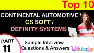 continental automotive | cs soft | definity systems top most interview questions and answers screenshot 2