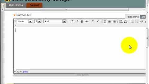 Using Surveys in Blackboard
