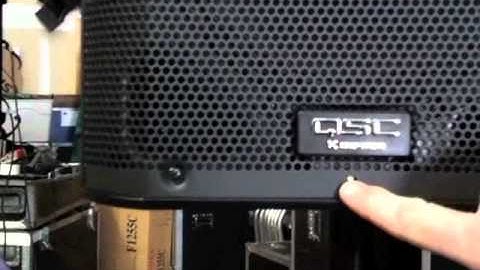 QSC K10 Loudspeakers Demo
