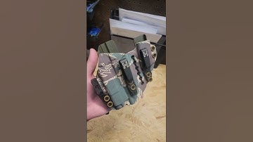 Making a kydex holster in ONE step! #kydex #holster #handmade #custom #firearms