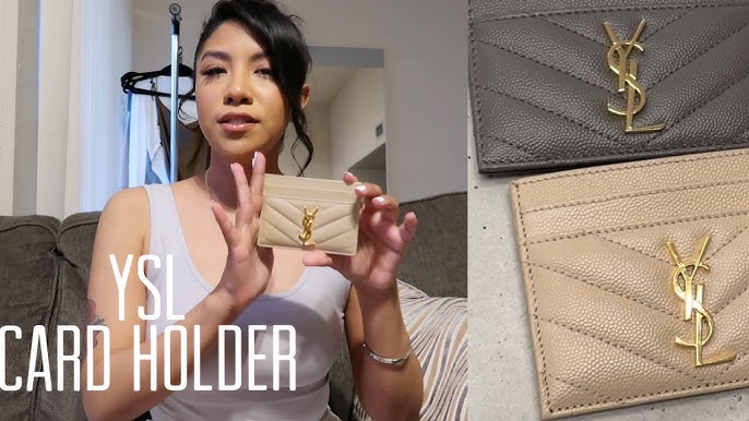 YSL Cardholder Real VS Fake ✓