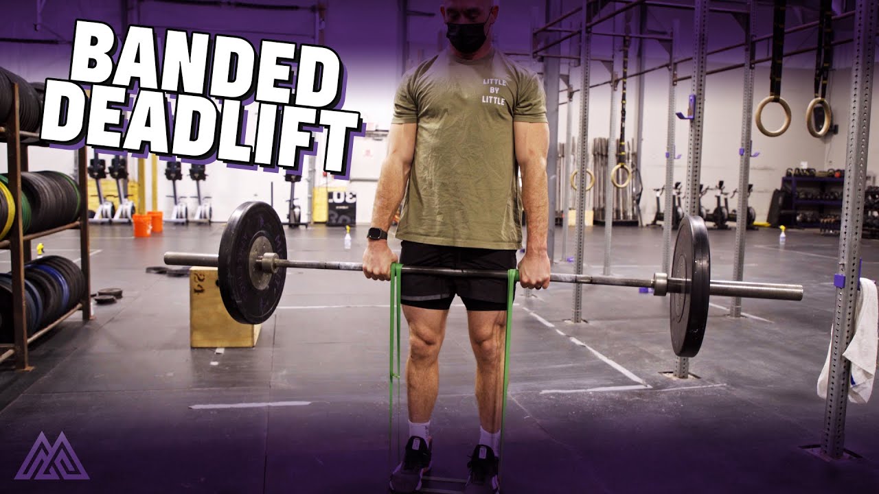 Banded Deadlifts How To - YouTube