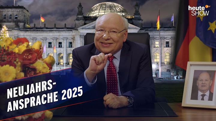 Die ehrliche Neujahrsansprache für 2025 – von Gernot Hassknecht | heute-show