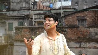 Phagun/Fagun haway Hawai Korechi Je Daan By Saurav Goswami(Rabindra sangeet selfie video)with lyrics