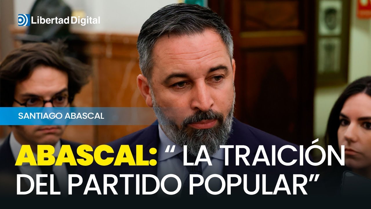 Abascal acusa a Feijóo de "estafar a sus electores" - YouTube