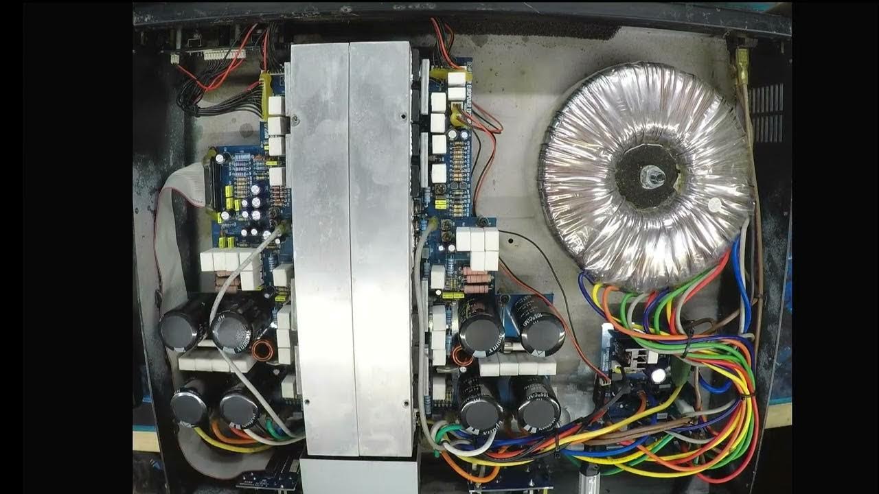 Behringer ep2500 Europower pro audio power amplifier cleaning - YouTube