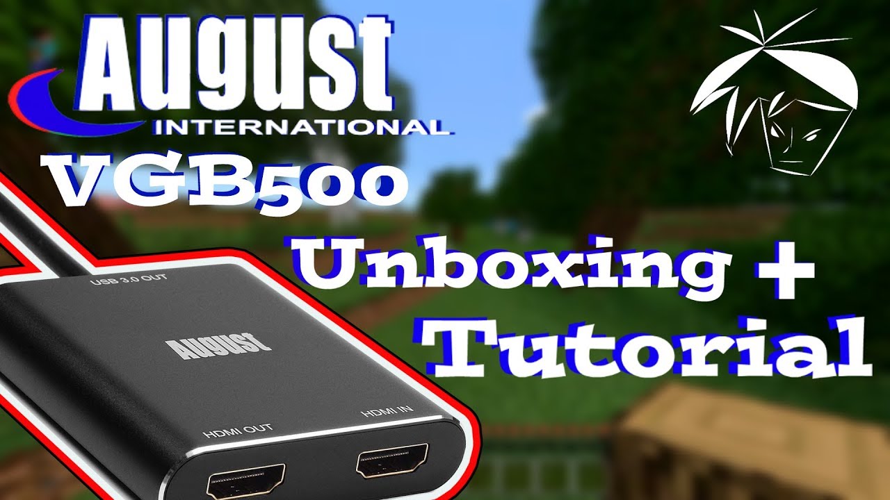 August VGB500 Capture Card Unboxing + Tutorial [German] | Zetky - YouTube