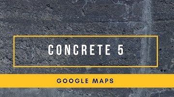 How to embed Google Maps on Concrete 5.