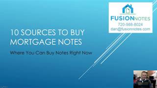 Where To Buy Mortgage Notes