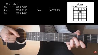 Billie Eilish - Bury a friend EASY Guitar Tutorial With Chords / Lyrics chords