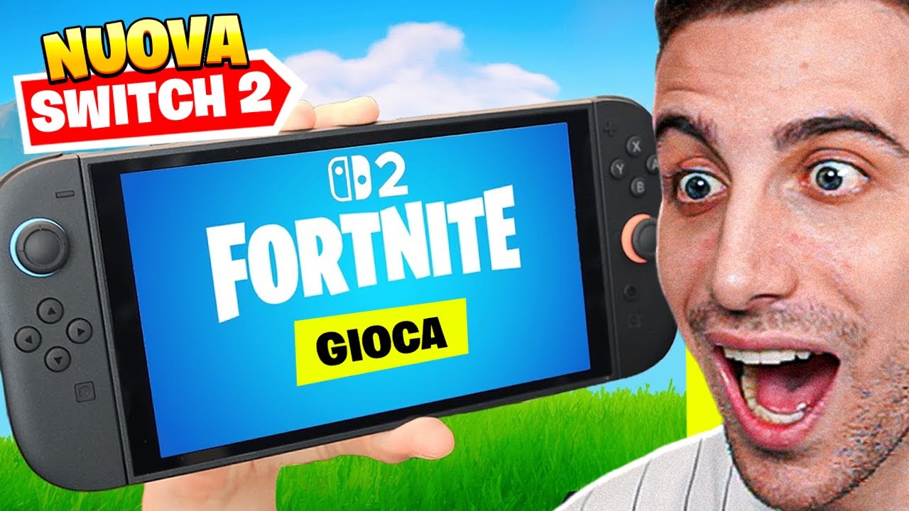 Gioco a Fortnite sulla NUOVA Nintendo Switch 2! *UNBOXING* Fortnite ITA