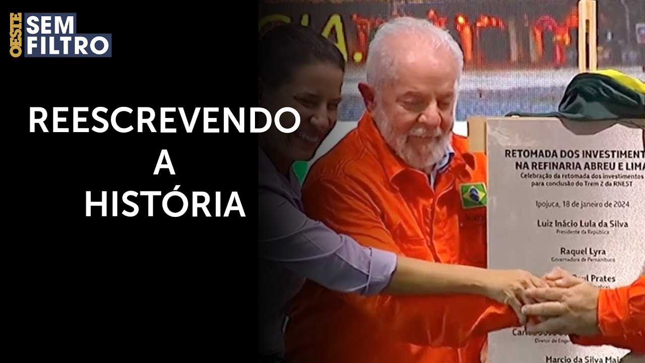 Lula visita refinaria Abreu e Lima e volta a atacar a Lava Jato | #osf