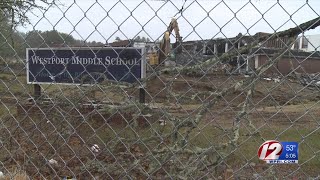 Demolition begins at Westport Middle School
