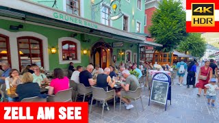 Zell Am See Austria 4K Hdr Evening Virtual Walking Tour