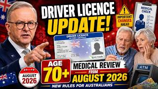 Driver Licence and Medical Review Updates for Australians Aged 70 and Over (From August 2026)