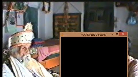 VLC (Direct3D output) Window Opens while playing MPEG Audio Video CD in VLC Media Player