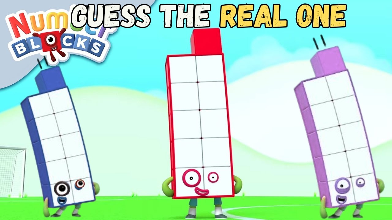 Сможете угадать, какой именно? 👀 Numberblocks 🔢 | Угадайте настоящий! Викторина | Один, два, три