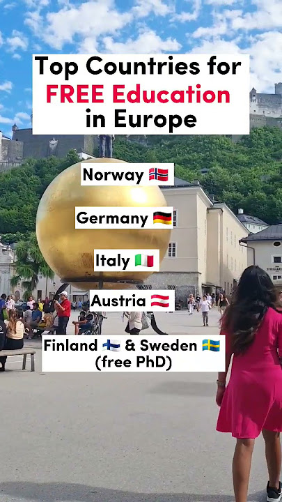 FREE EDUCATION in Europe | Top Countries 👌