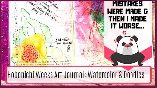 Hobonichi Weeks Art Journal | When the art just keeps getting worse!