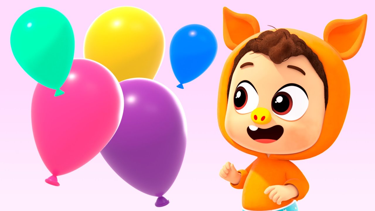 Aprende los colores con globos 🎈🎈 Juegos para niños - Videos educativos -  Mimonona Stories 