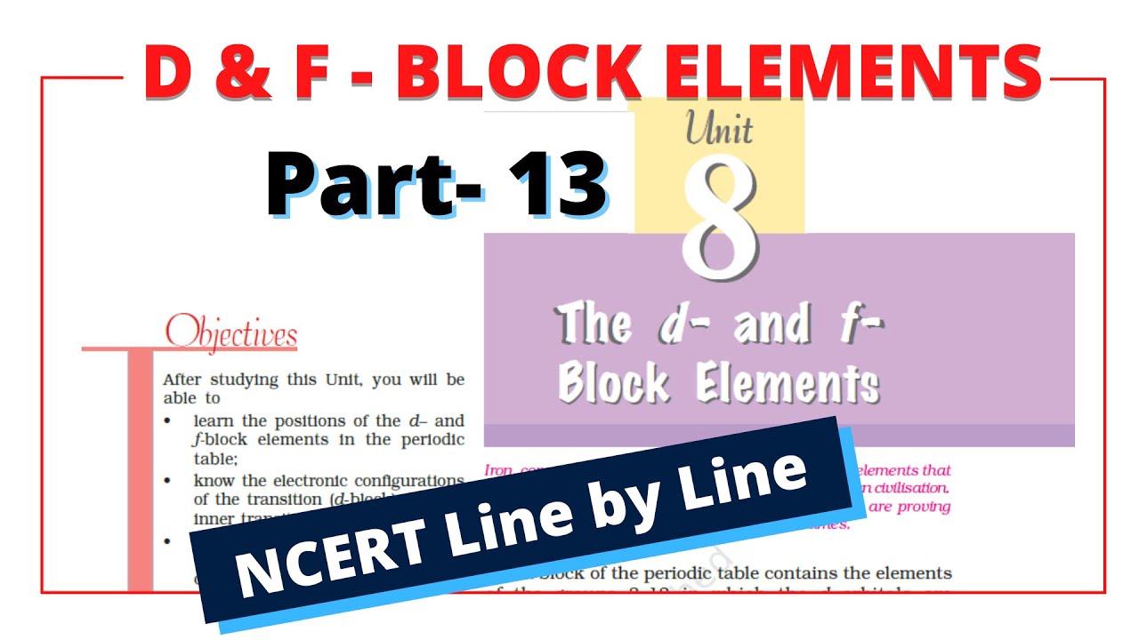 d and f block elements class 12 | Potassium permanganate | KMnO4 | Part 13