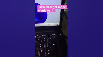 Turn on flight mode Windows 11  #windows11 #howto