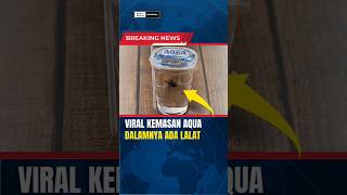 Viral Netizen temukan Lalat di Gelas Kemasan AQUA #shorts