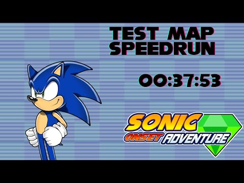 Sonic Onset Adventure speedrun [Test Map] (00:37