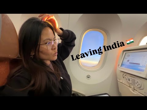 A little vlog of me leaving India ✈️