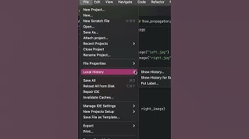 PyCharm  recover deleted file