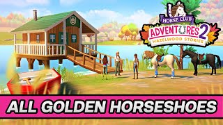 Horse Club Adventures 2 - Golden Gleam Trophy & Achievement Guide (All Golden Horseshoes)