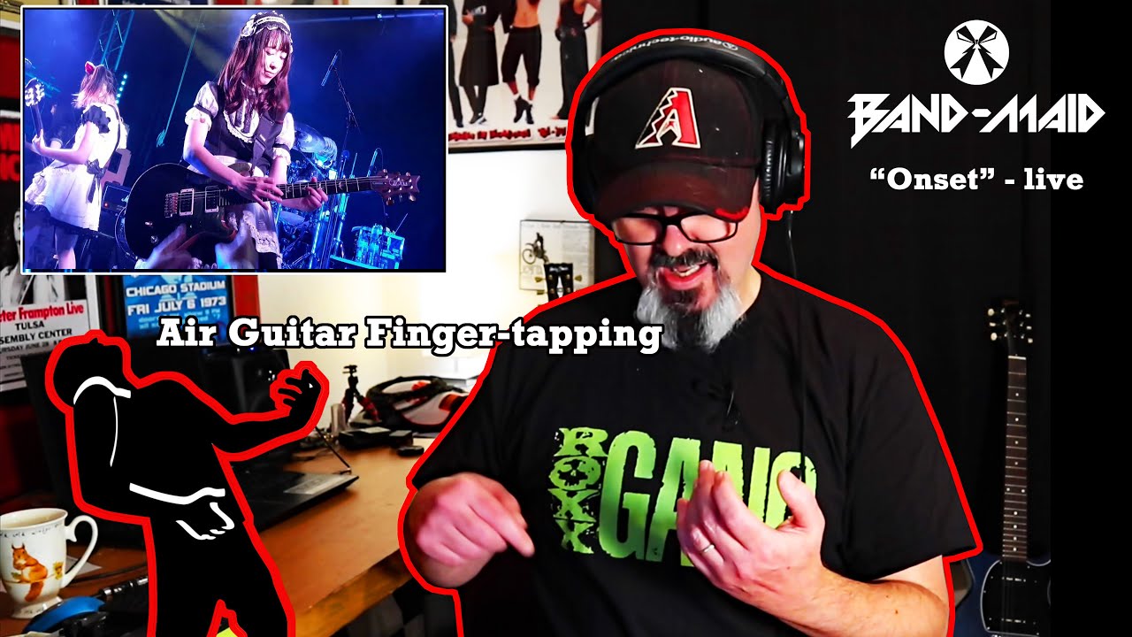 BAND-MAID - "Onset" : Reaction and Old Man guitar attempt.