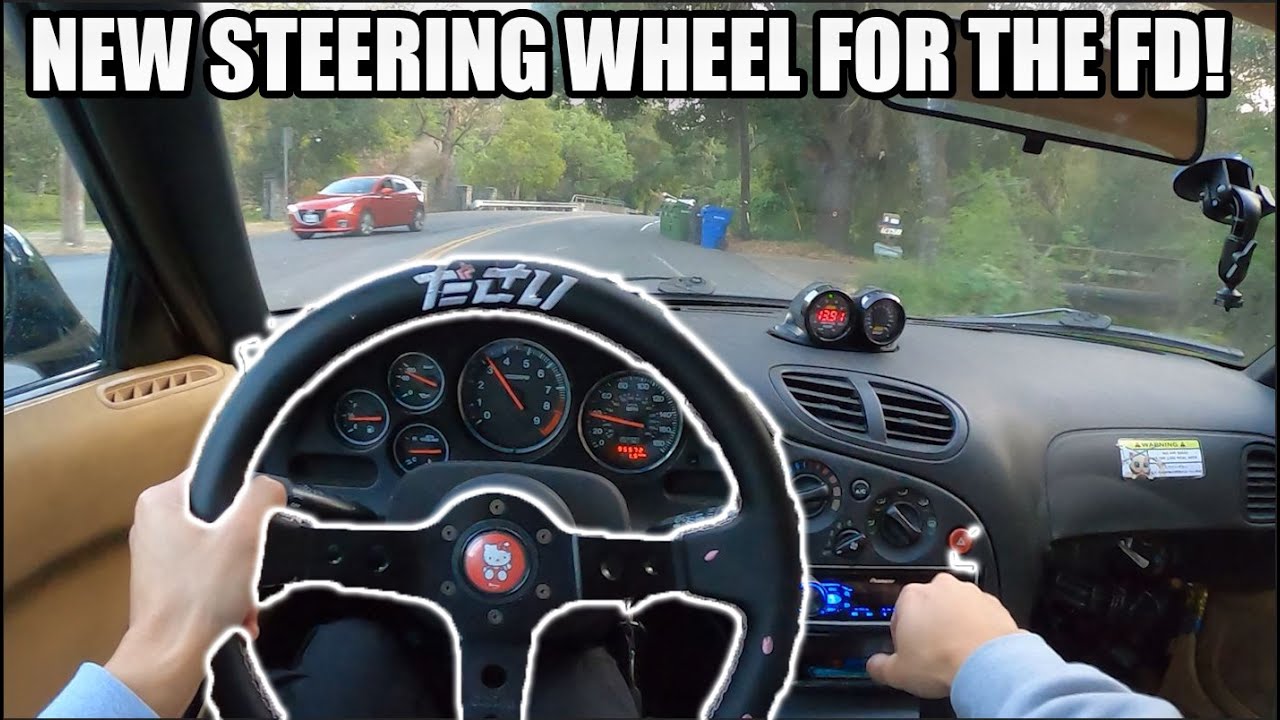 Testing Out My New Steering Wheel | Closed Course! - YouTube