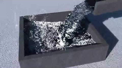 Water simulation made with the new FLIP Fluids addon in Blender