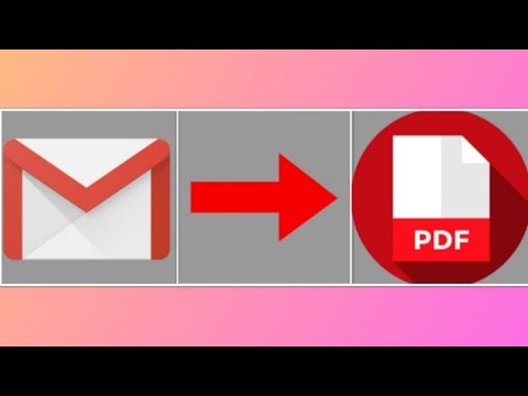 How To Convert Mail To PDF in Android Phone