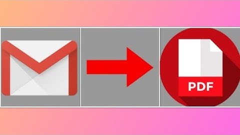 How To Convert Mail To PDF in Android Phone