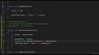 163 High Score Challenge Review Saving  Loading in Unity