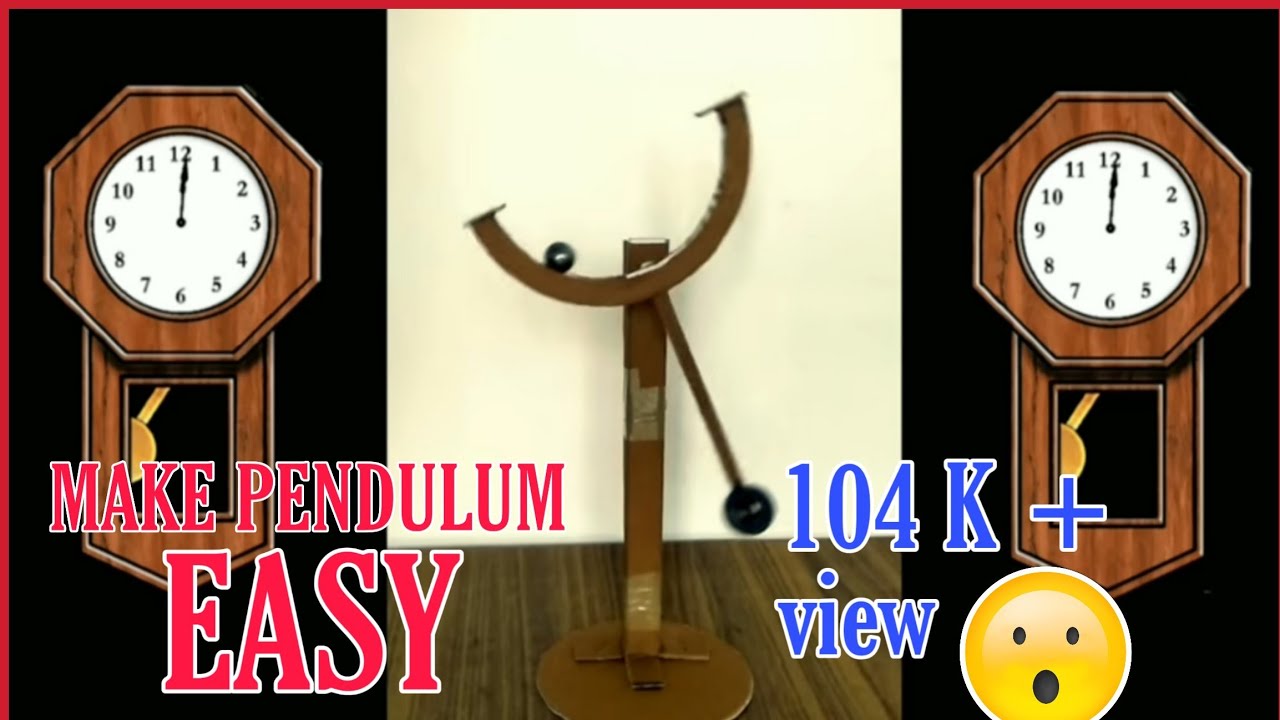 how to make pendulum, clock pendulum, homemade