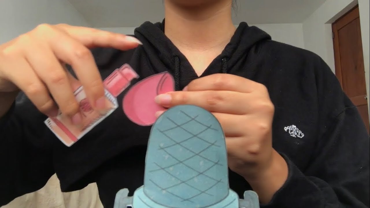 asmr random makeup/skincare triggers (layered sounds)