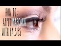 HOW TO Apply mascara with False Lashes