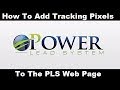 How To Add Tracking Pixels To Your Power Lead System Web Pages