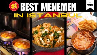 Turkish Cuisine Series: BEST MENEMEN in İstanbul | Learn How to Make Menemen at Home