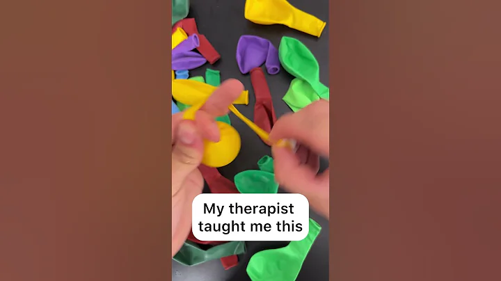 Toothpaste and balloon spice up usual stress balls! #shorts