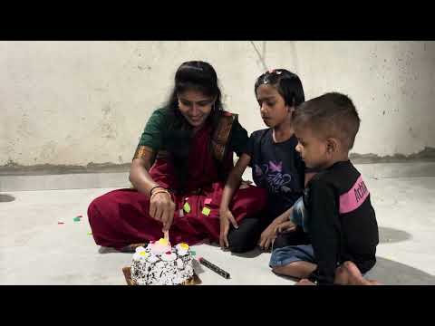 अनुष्का चा बर्थडे 🎂 केला पण खुशी चा हात भाजला 🥺फाटाका फुटला हातात😭Family Vlog Anushka Akshay Javheri