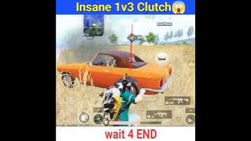 Insane 1v3 clutch 😱 #bgmishorts #1vs4clutch #squadwipe #1vs3 #soloprime #999iq #insane #clutch #1v3
